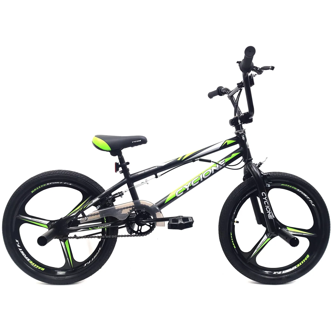 Rower BMX Uniwersalny 20 Wyczynowy Stalowy Pegi Rotor 360 Dzwonek Odblaski