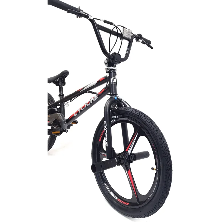Rower BMX Uniwersalny 20 Wyczynowy Młodzieżowy Stalowy Unisex Osłona Stopka