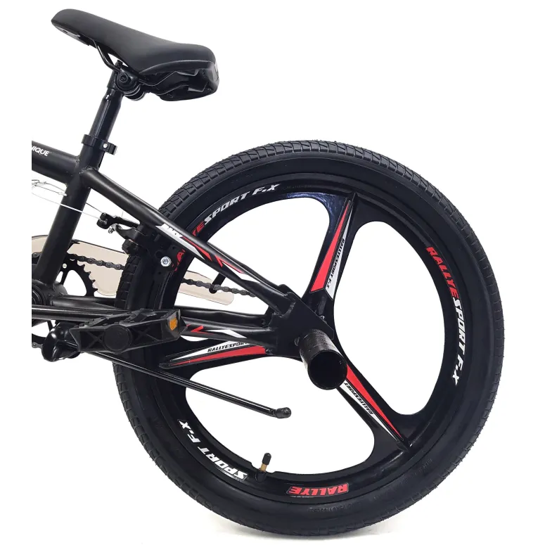 Rower BMX Uniwersalny 20 Wyczynowy Młodzieżowy Stalowy Unisex Osłona Stopka