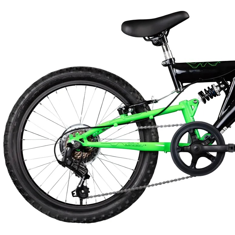 Rower Górski Dziecięcy 20 Chłopięcy Górski 6 bieg Dzwonek Błotnik Odblaski