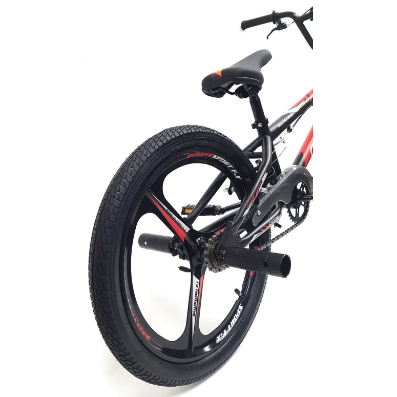 Rower BMX Uniwersalny 20 Stopka Pegi Dzwonek Osłona Wyczynowy Rotor 360