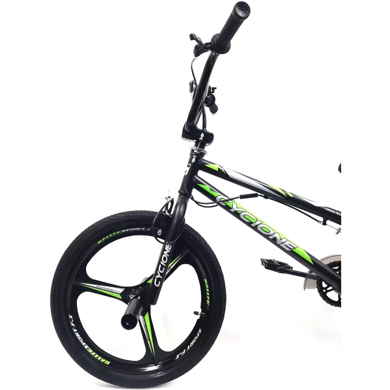 Rower BMX Uniwersalny 20 Wyczynowy Pegi Rotor 360 Dzwonek Odblaski Unisex