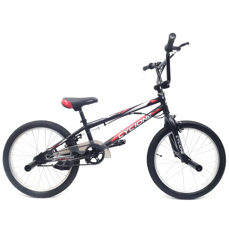 Rower BMX Uniwersalny 20 Wyczynowy Młodzieżowy Unisex Osłona Stopka Stalowy