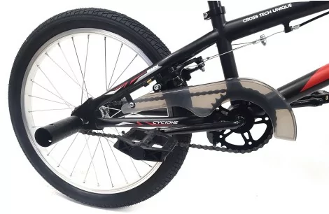 Rower BMX Uniwersalny 20 Wyczynowy Młodzieżowy Unisex Osłona Stopka Stalowy