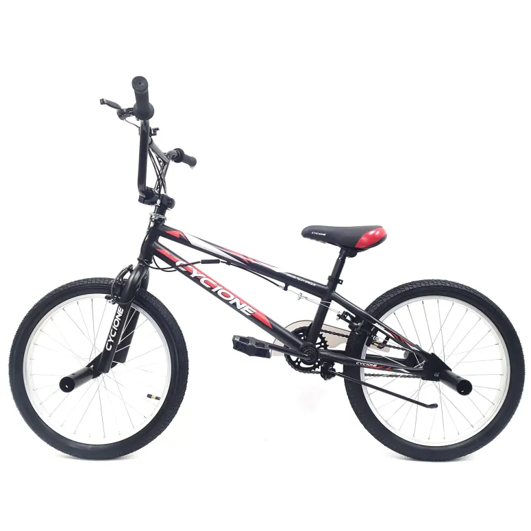 Rower BMX Uniwersalny 20 Wyczynowy Młodzieżowy Unisex Osłona Stopka Stalowy