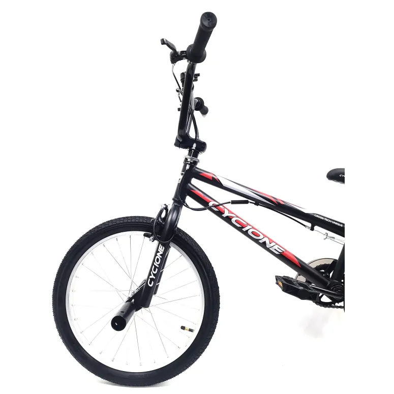 Rower BMX Uniwersalny 20 Wyczynowy Młodzieżowy Unisex Osłona Stopka Stalowy
