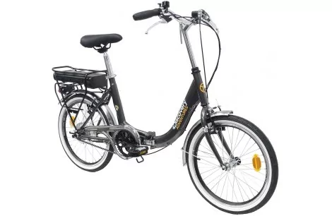 Elektryczny Rower Składany Uniwersalny 20 Dzwonek Bagażnik Światła Składak