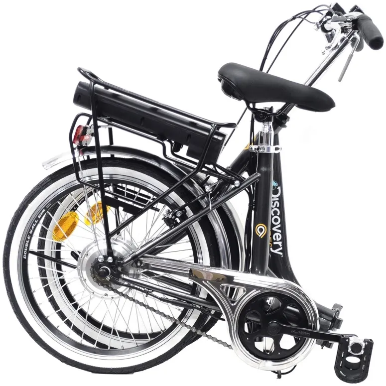 Elektryczny Rower Składany Uniwersalny 20 Dzwonek Bagażnik Światła Składak
