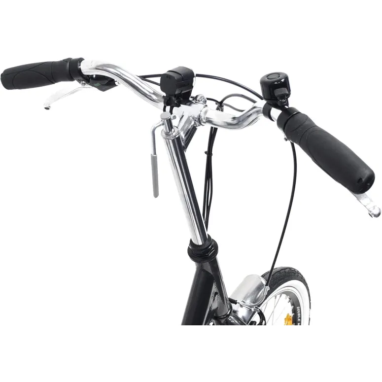 Elektryczny Rower Składany Uniwersalny 20 Dzwonek Bagażnik Światła Składak