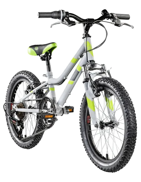 Rower Górski Dziecięcy 18 MTB 7 Biegów Dzwonek Uniwersalny Stopka Stalowy