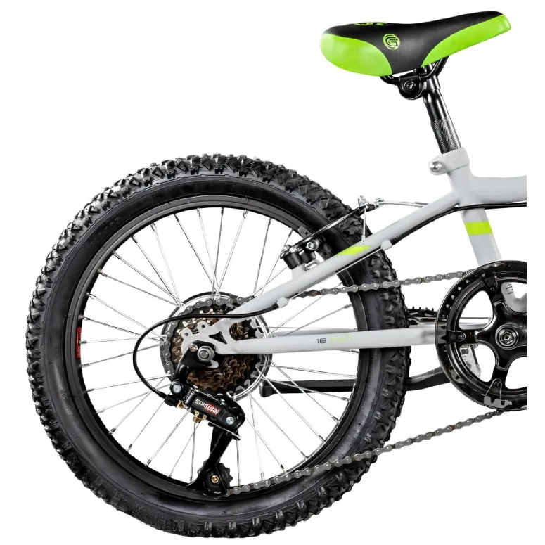 Rower Górski Dziecięcy 18 MTB 7 Biegów Dzwonek Uniwersalny Stopka Stalowy