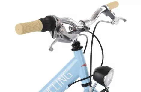 Rower Dziewczęcy Miejski 24 Dziecięcy Bagażnik Światła Błotniki Odblaski