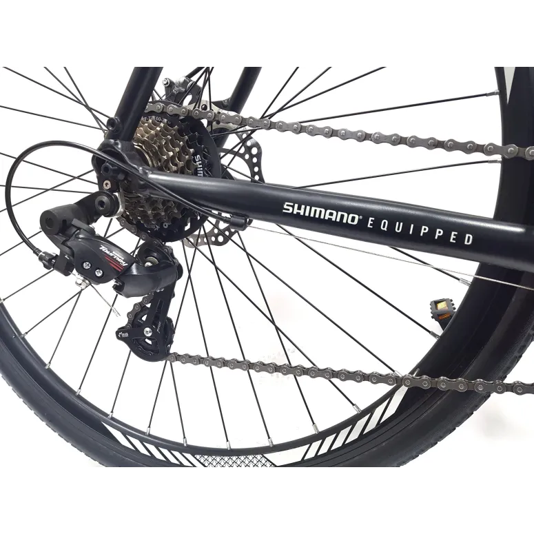 Rower Szosowy Męski Damski 28 Aluminiowy Szutrowy Tarcze Dzwonek Kolarzówka