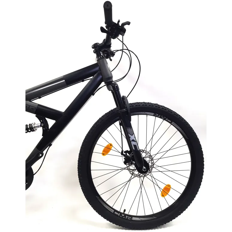 Rower Górski Męski Damski 27,5 MTB Tarcze Dzwonek Stopka Góral Full Amory