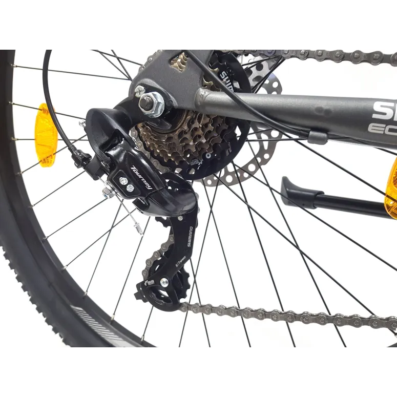 Rower Górski Męski Damski 27,5 MTB Tarcze Dzwonek Stopka Góral Full Amory