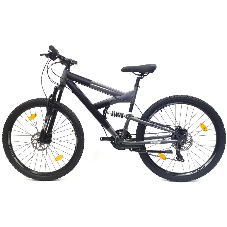 Rower Górski Męski Damski 27,5 MTB Tarcze Dzwonek Stopka Góral Full Amory