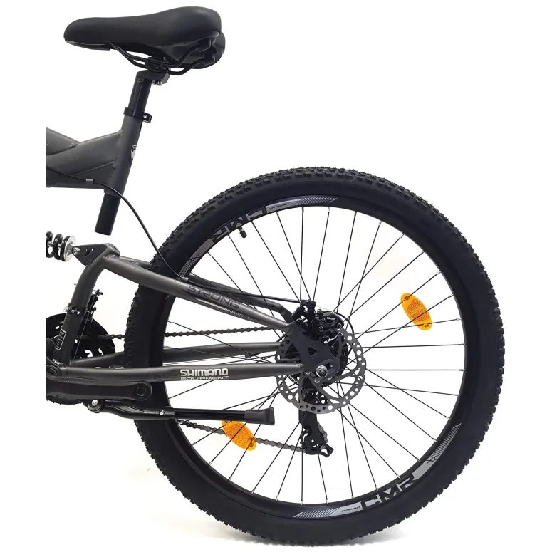 Rower Górski Męski Damski 27,5 MTB Tarcze Dzwonek Stopka Góral Full Amory