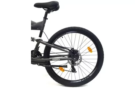 Rower Górski Męski Damski 27,5 MTB Tarcze Dzwonek Stopka Góral Full Amory