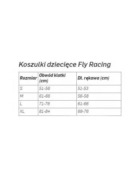 Dziecięca Koszulka Off Road FLY Racing Youth F-16 Rozm XL - 3