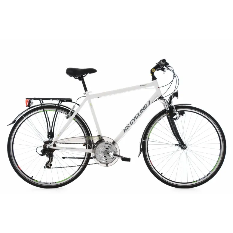 Rower Trekkingowy Męski 28 Bagażnik Dzwonek Stopka Turystyczny Oświetlenie