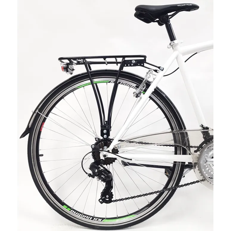 Rower Trekkingowy Męski 28 Bagażnik Dzwonek Stopka Turystyczny Oświetlenie