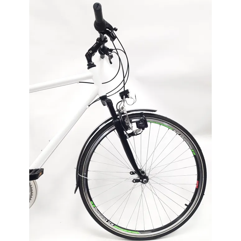 Rower Trekkingowy Męski 28 Bagażnik Dzwonek Stopka Turystyczny Oświetlenie