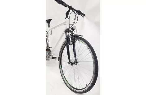 Rower Trekkingowy Męski 28 Bagażnik Dzwonek Stopka Turystyczny Oświetlenie