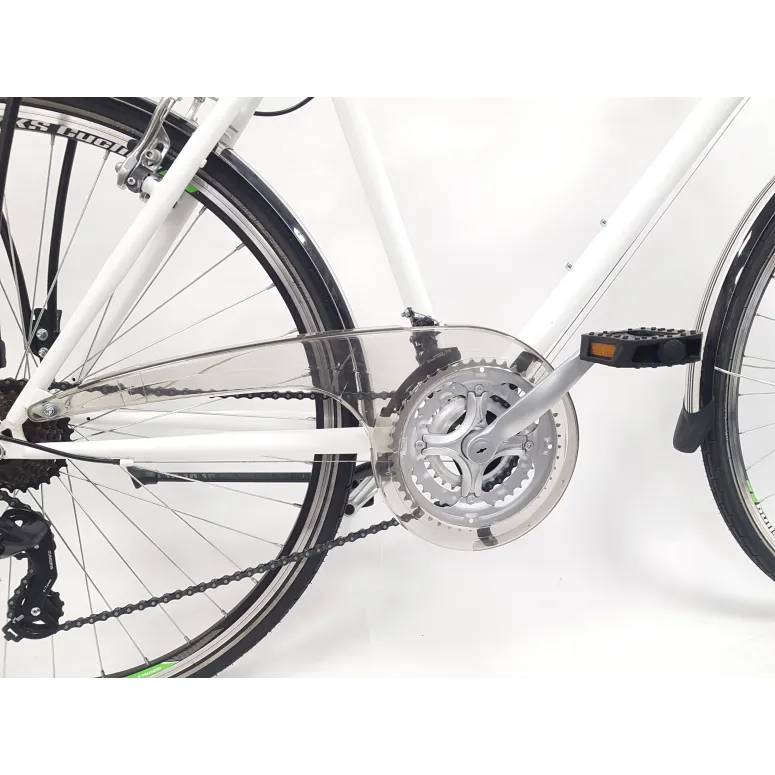 Rower Trekkingowy Męski 28 Bagażnik Dzwonek Stopka Turystyczny Oświetlenie