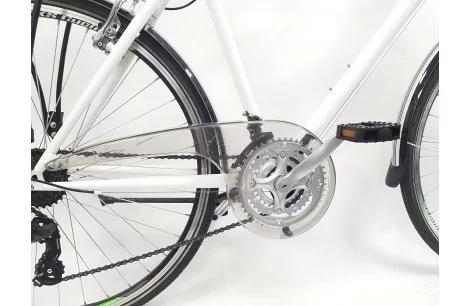 Rower Trekkingowy Męski 28 Bagażnik Dzwonek Stopka Turystyczny Oświetlenie