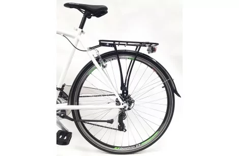 Rower Trekkingowy Męski 28 Bagażnik Dzwonek Stopka Turystyczny Oświetlenie