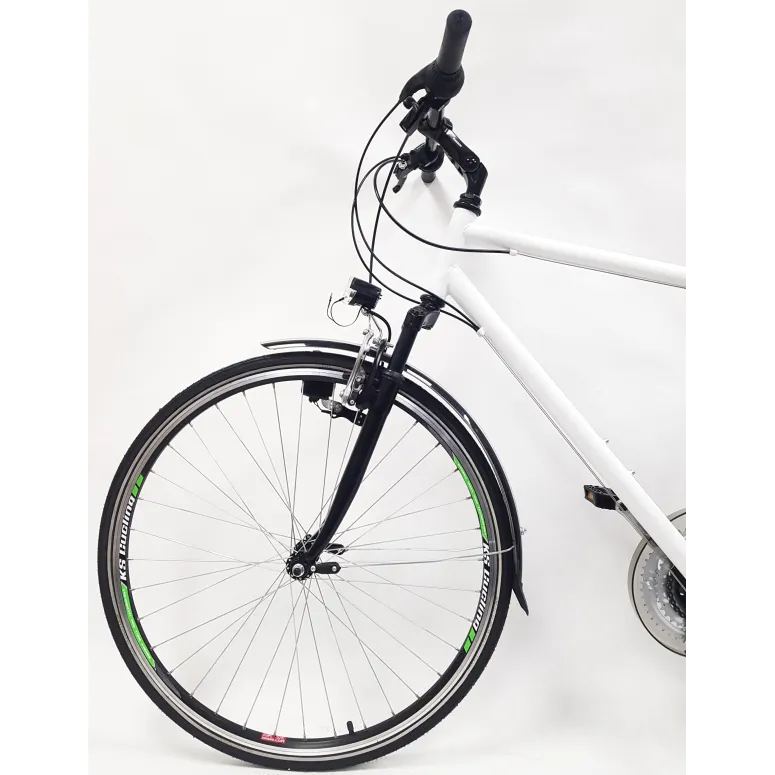 Rower Trekkingowy Męski 28 Bagażnik Dzwonek Stopka Turystyczny Oświetlenie