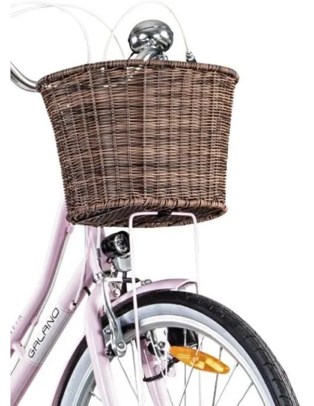 Rower Miejski Damski 26 Dziewczęcy Dzwonek Koszyk Stopka Światła Bagażnik