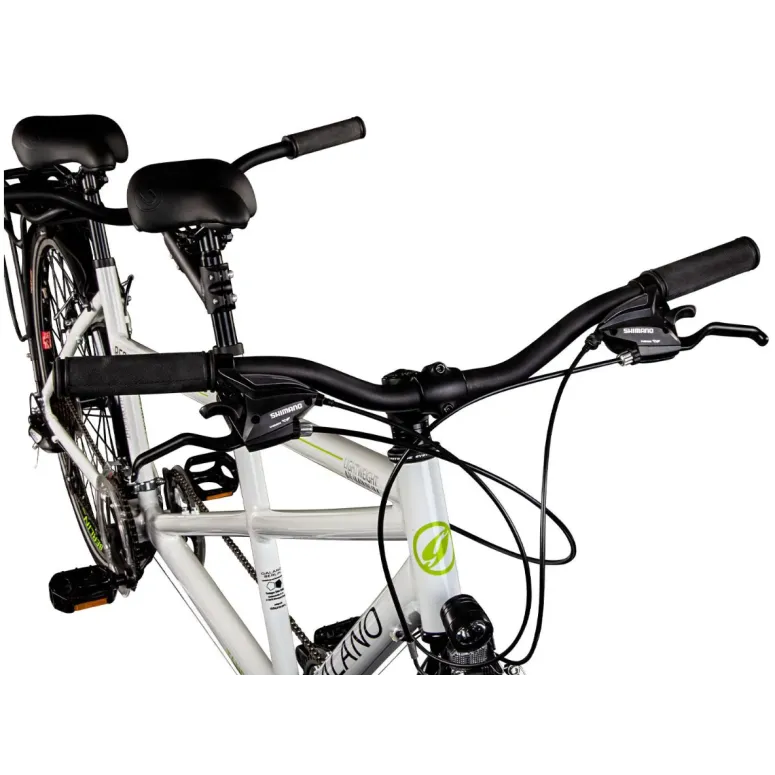 Rower Tandem 28 Miejski Turystyczny Unisex ALU 21 Biegów Cyngle Bagażnik