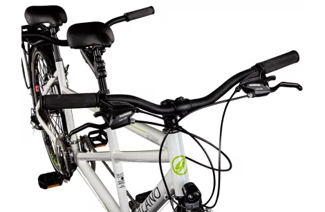 Rower Tandem 28 Miejski Turystyczny Unisex ALU 21 Biegów Cyngle Bagażnik