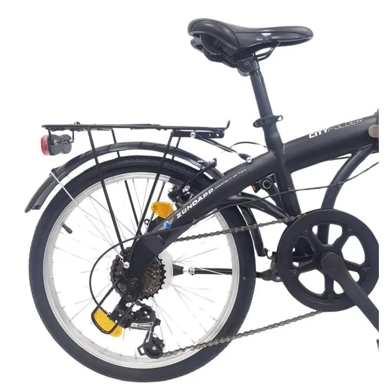 Rower Składany Miejski 20 Bagażnik V-brake Akcesoria Stalowy Damski Męski