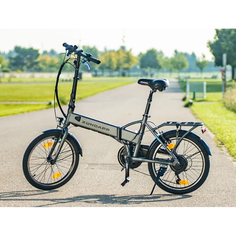 Rower Elektryczny Składany Miejski 20 Wspomaganie 250W 60 km Aluminiowy - 8