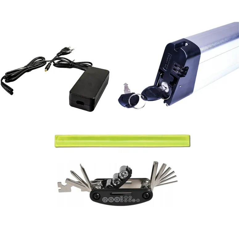 Rower Elektryczny Składany Miejski 20 Wspomaganie 250W 60 km Aluminiowy - 10