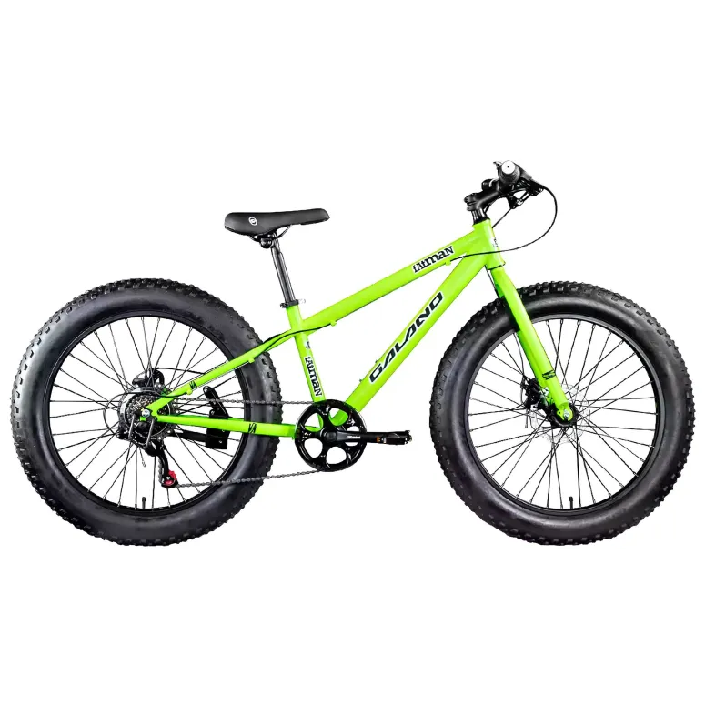 Rower Fatbike Górski Dziecięcy 24 Tarcze Revo 7 bieg Stopka Dzwonek Góral