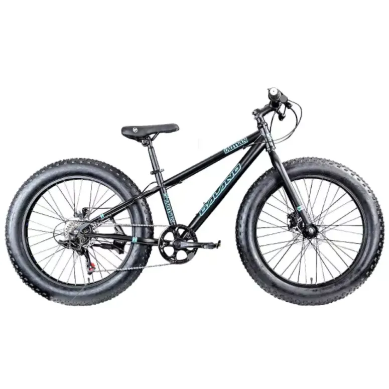 Rower Fatbike Górski Dziecięcy 24 Tarcze MTB 7 Biegów Dzwonek Stopka Góral