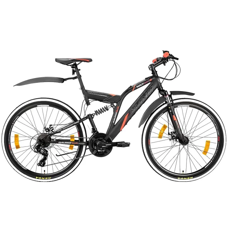 Rower Górski Uniwersalny 26 Młodzieżowy 21 Biegów Cyngle Tarcze Dzwonek