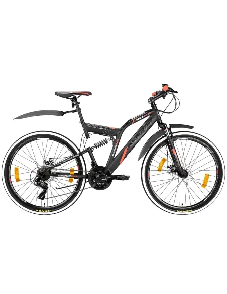 Rower Górski Uniwersalny 26 Młodzieżowy 21 Biegów Cyngle Tarcze Dzwonek