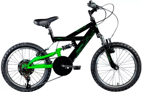 Rower Górski Dziecięcy Dla Chłopca 18 MTB Odblaski Dzwonek Góral Stalowy