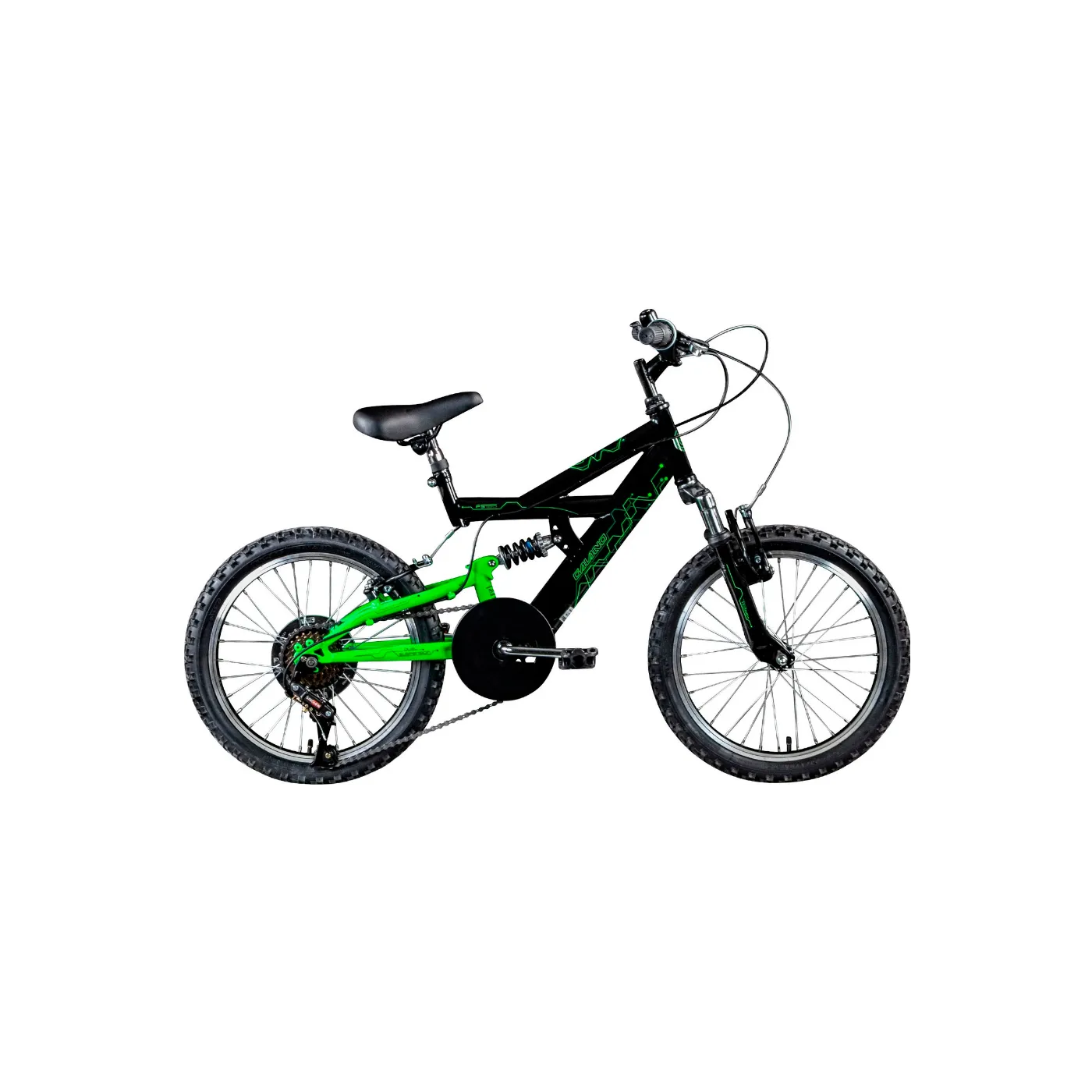 Rower Górski Dziecięcy Dla Chłopca 18 MTB Odblaski Dzwonek Góral Stalowy