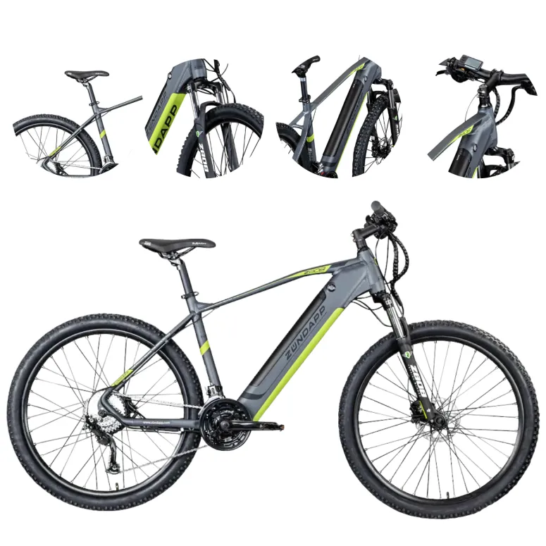 Elektryczny Rower Górski 27,5 MTB Wspomaganie Męski Damski Hydraulika ALU