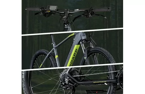 Elektryczny Rower Górski 27,5 MTB Wspomaganie Męski Damski Hydraulika ALU