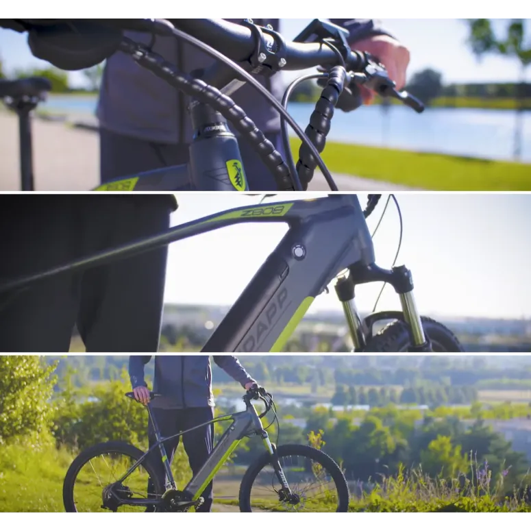 Elektryczny Rower Górski 27,5 MTB Wspomaganie Męski Damski Hydraulika ALU