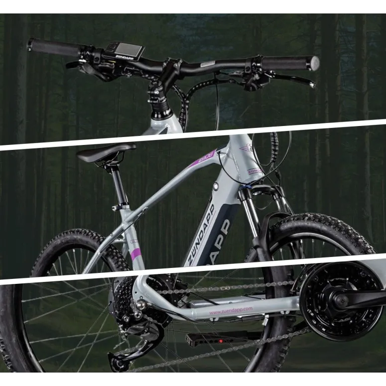 Elektryczny Rower Górski 27,5 Hydraulika 14Ah Aluminiowy MTB Cyngle Stopka