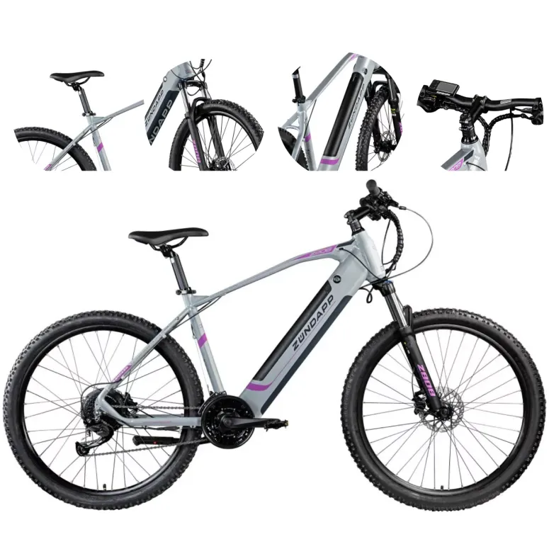 Elektryczny Rower Górski 27,5 Hydraulika 14Ah ALU 5 Tryb Wspomaganie Cyngle
