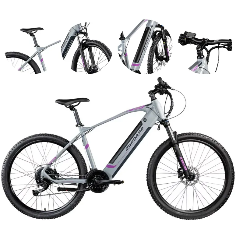 Elektryczny Rower Górski 27,5 Hydraulika 14Ah Aluminiowy MTB Cyngle Stopka