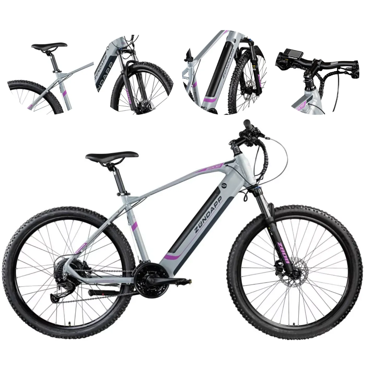 Elektryczny Rower Górski 27,5 Hydraulika Góral 14Ah MTB Wspomaganie Cyngle